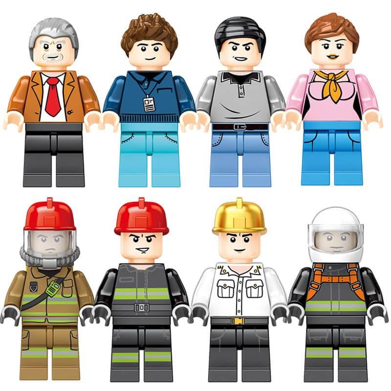 SEMBO 603063 Red miniature city fire truck