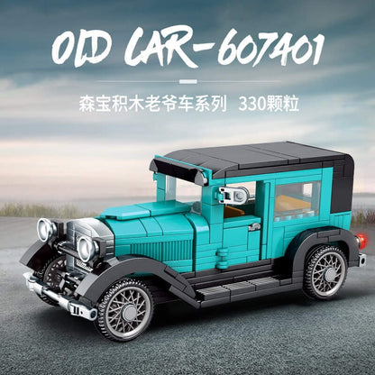 SEMBO 607400-607403 Classic Retro Vintage Famous Car