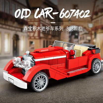 SEMBO 607400-607403 Classic Retro Vintage Famous Car