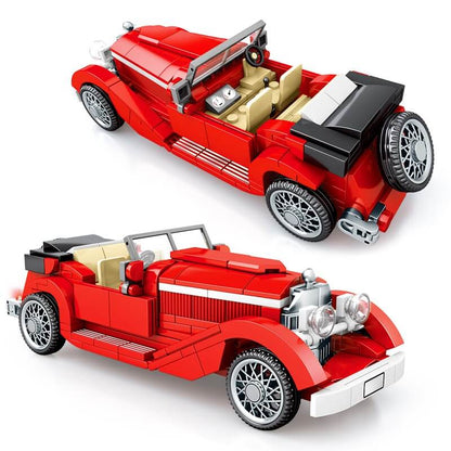 SEMBO 607400-607403 Classic Retro Vintage Famous Car