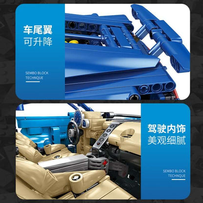 SEMBO 701941 Bugatti sports super car 1:14