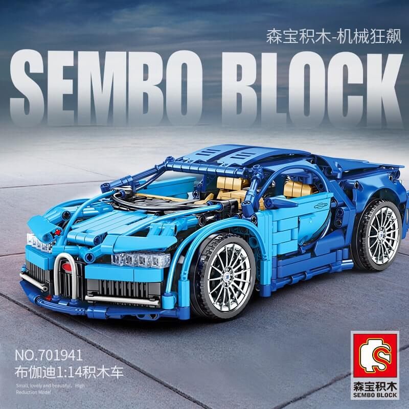 SEMBO 701941 Bugatti sports super car 1:14
