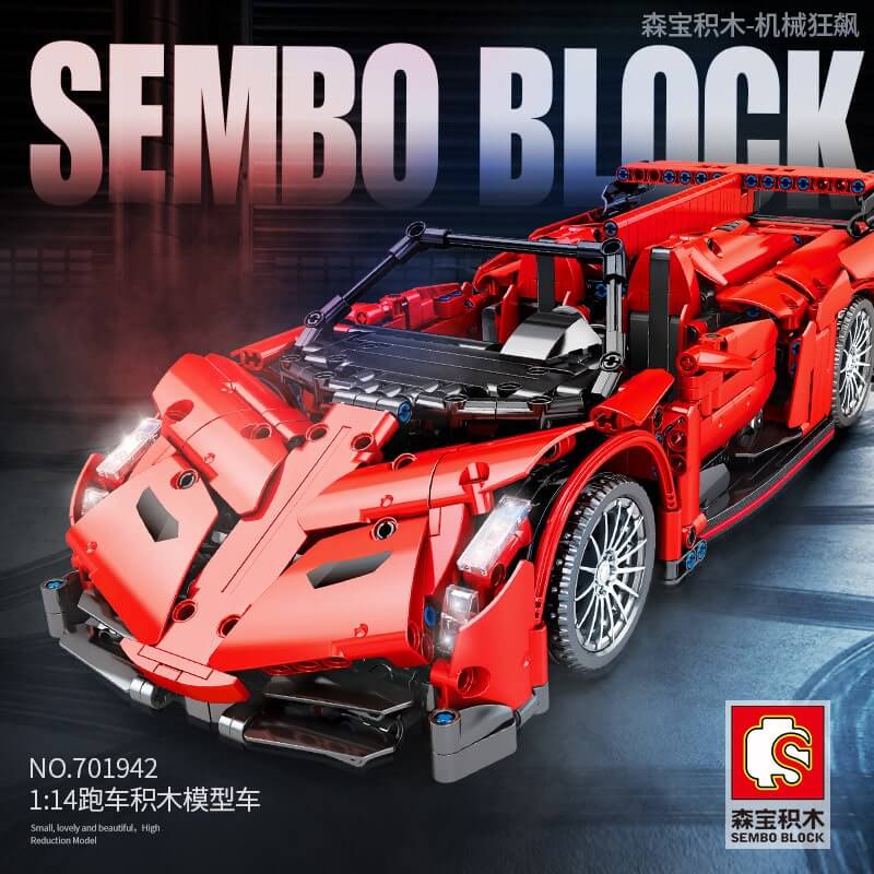 SEMBO 701942 Lamborghini poison 1:14 super car