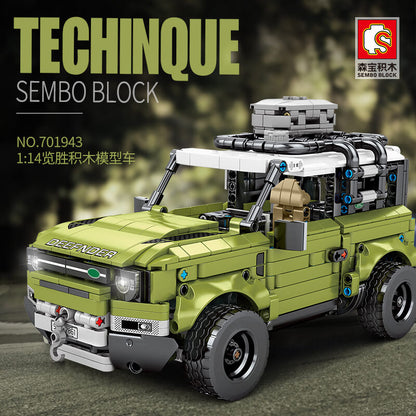 SEMBO 701943 Mechanical Frenzy: Land Rover Defender 1:14