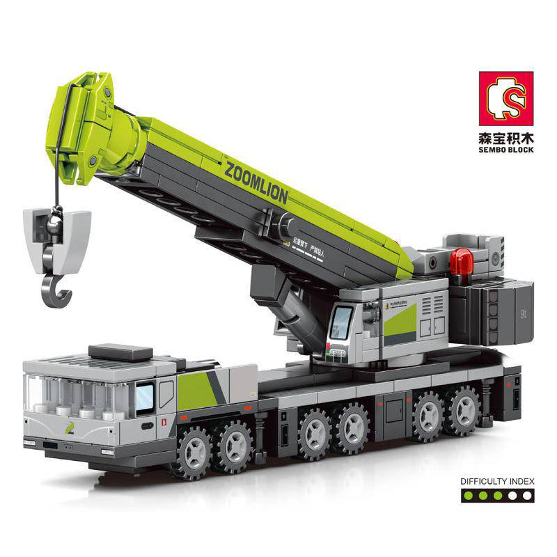 SEMBO 705101 MOC ZOOMLION Crane Without Motor Building Blocks 228pcs Bricks Toys From China.