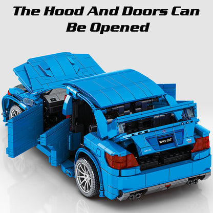 SEMBO 705990 Technic Motor Subaru WRX STI 1:14 Racing Car Building blocks 1824pcs From China Delivery.