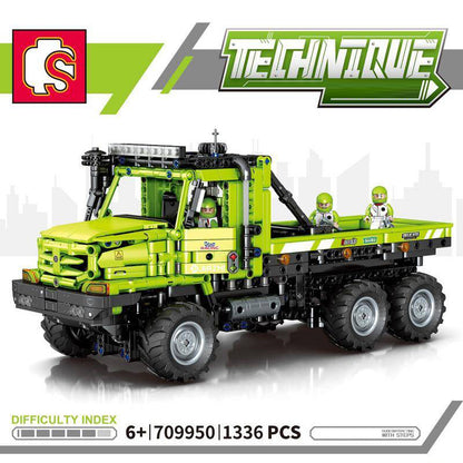 SEMBO 709950 Zetros Moc Technic Dynamic version TECHINQUE Car Model Building Blocks 1336pcs Bricks From China.