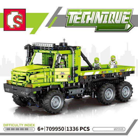 SEMBO 709950 Zetros Moc Technic Dynamic version TECHINQUE Car Model Building Blocks 1336pcs Bricks From China.