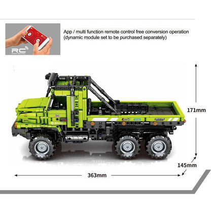 SEMBO 709950 Zetros Moc Technic Dynamic version TECHINQUE Car Model Building Blocks 1336pcs Bricks From China.
