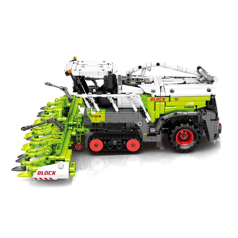 SEMBO 710000 Technical MOC Remote Control Technique Farm Harvester Model 2023pcs Bricks from China.