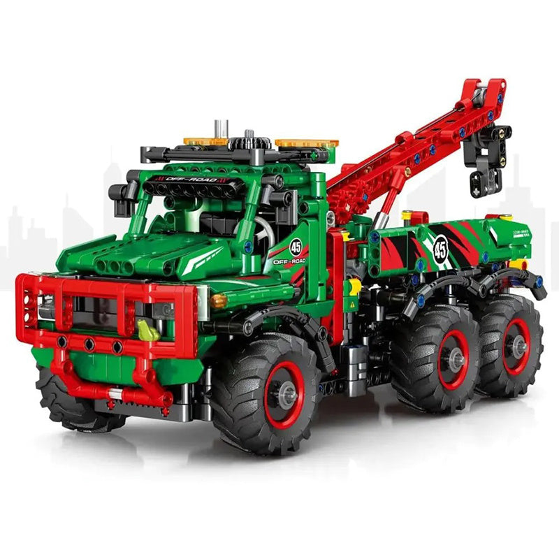 SEMBO 720940 Technic Static Version 6x6 All Terrain Tow Truck Building Blocks 1135pcs Bricks Toys from China Delivery.