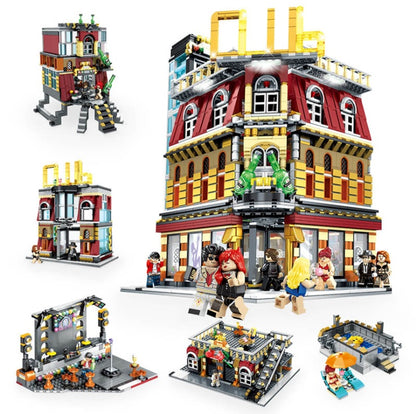SEMBO SD6991 Creator Street View Series 5 IN 1 SemboClub Building Block 2488pcs Bricks Toy  From China