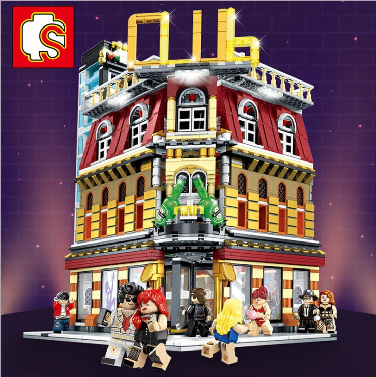 SEMBO SD6991 Creator Street View Series 5 IN 1 SemboClub Building Block 2488pcs Bricks Toy  From China