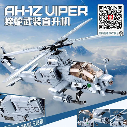 SLUBAN M38-B0838 AH-1Z VIPER Helicopter
