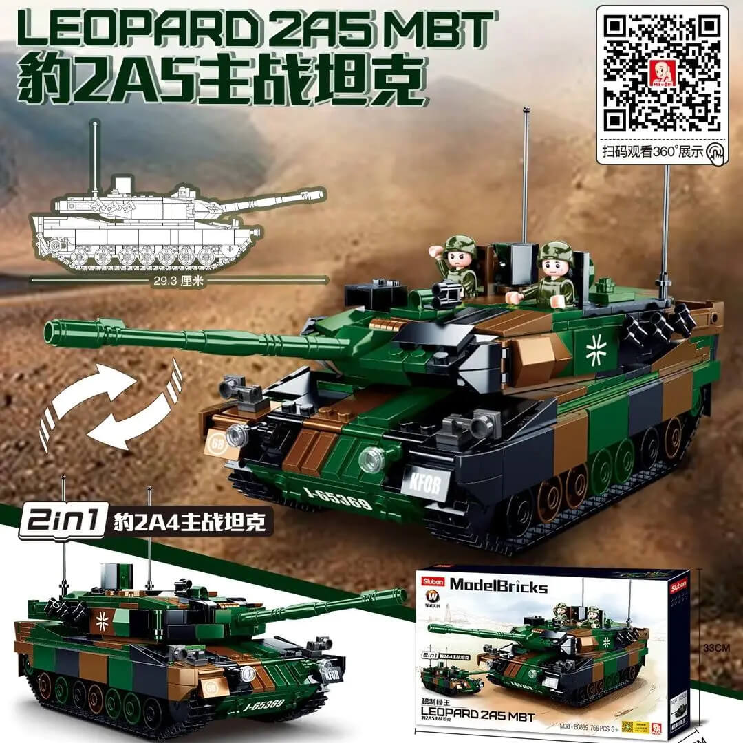 SLUBAN M38-B0839 Leopard 2A5 MBT