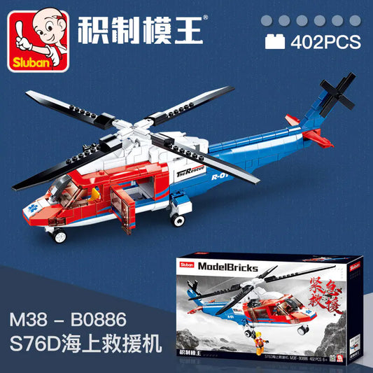 SLUBAN M38-B0885 S76D Marine Rescue Helicopter