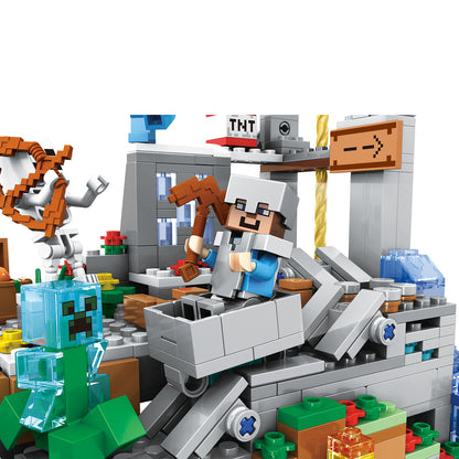 SX 1013-1 Game My World Institution Cave Series building blocks 760pcs bricks Toys For Gift ship from China