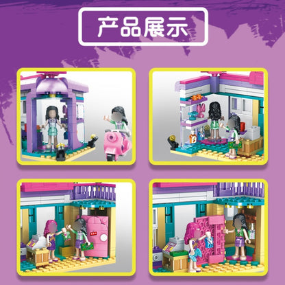 SX3052 365pcs Liwei's Fashion Clothing Store Building Block Toys Ship From China