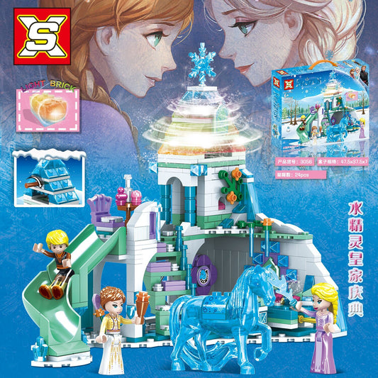 SX3056  496pcs Water Elf Royal Celebration Building Block Toy Ship From  China