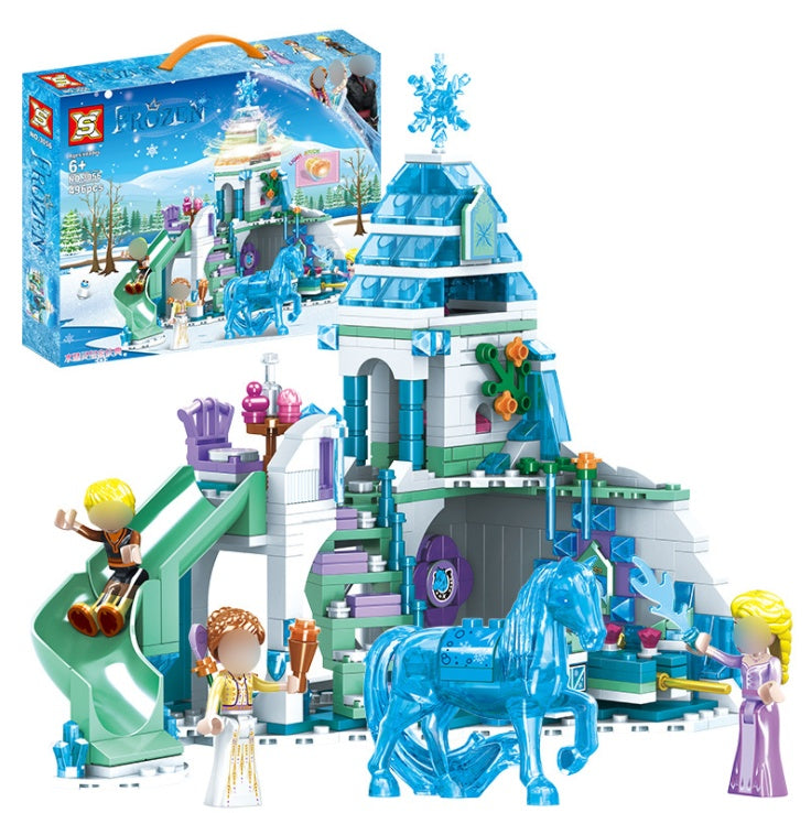 SX3056  496pcs Water Elf Royal Celebration Building Block Toy Ship From  China