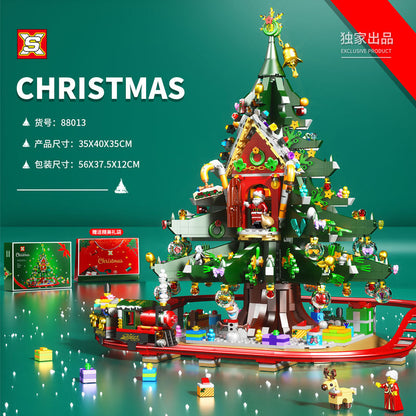 SX88013 Creator Christmas Tree House Building Blocks 2100pcs Bricks From China Delivery.