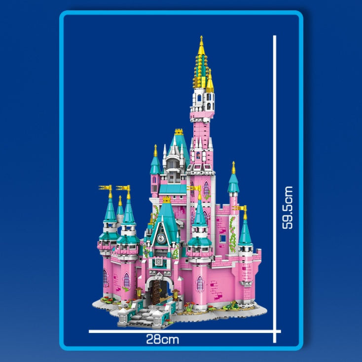 SX9021 1676pcs Pink Castle Paradise Building Block Toy From China