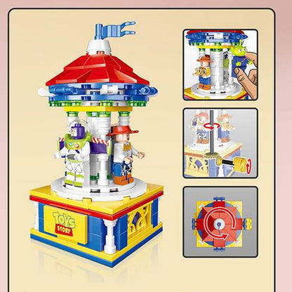 SX9050 198PCS Building blocks Rotating Toy Story bricks gift from China