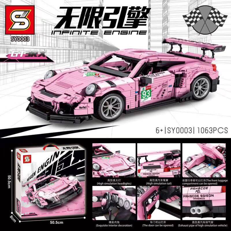 SY 0003 Pink Porsche GT3 RX