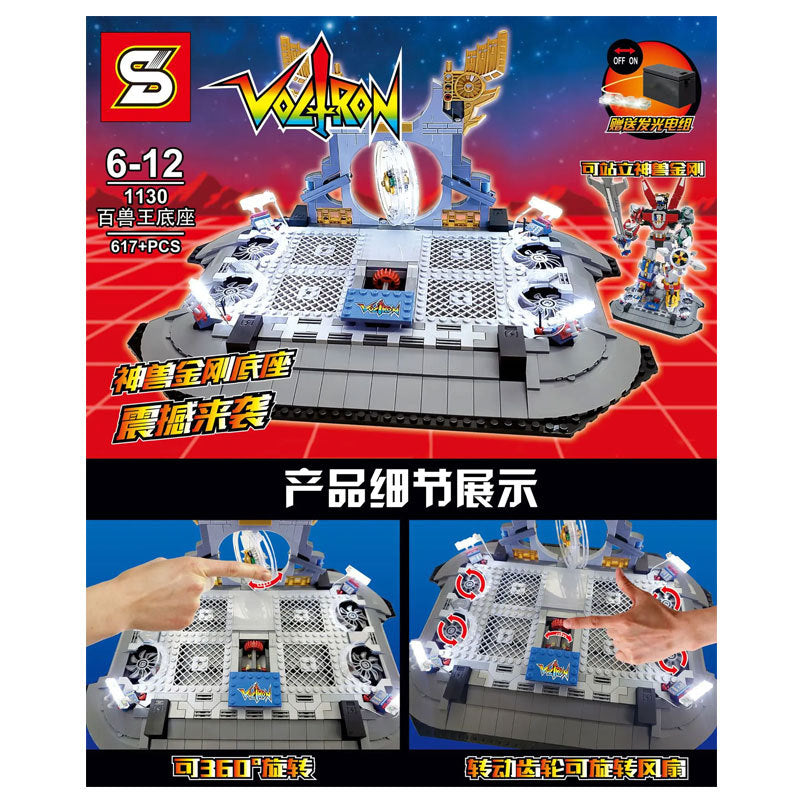 SY 1130 Ideas Series Voltron Base Building Blocks 617pcs Bricks From China