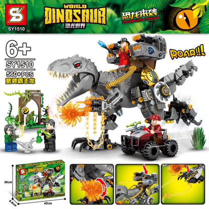 SY 1505 1506 1507 1508 1509 1510 1513 1514 Dinosaur World Series Building Blocks Toys From China