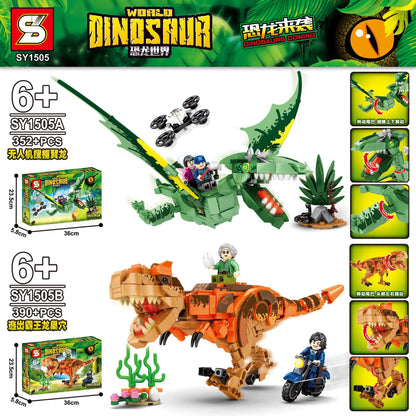 SY 1505 1506 1507 1508 1509 1510 1513 1514 Dinosaur World Series Building Blocks Toys From China