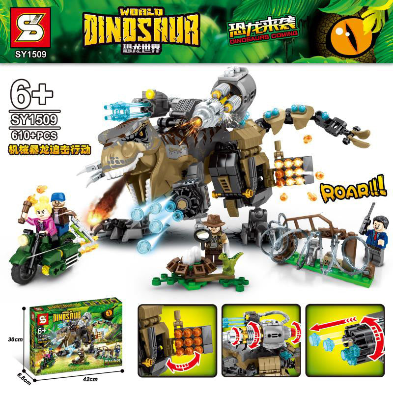 SY 1505 1506 1507 1508 1509 1510 1513 1514 Dinosaur World Series Building Blocks Toys From China