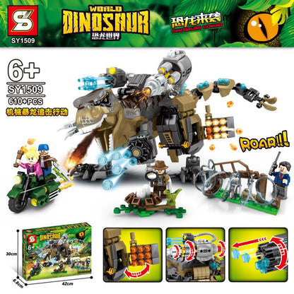 SY 1505 1506 1507 1508 1509 1510 1513 1514 Dinosaur World Series Building Blocks Toys From China