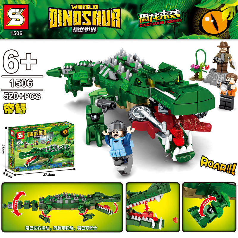 SY 1505 1506 1507 1508 1509 1510 1513 1514 Dinosaur World Series Building Blocks Toys From China