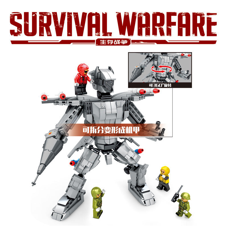 SY 1564 Technic Survival Warfare Su-27 fighter building blocks 617pcs bricks Toys For Gift from China