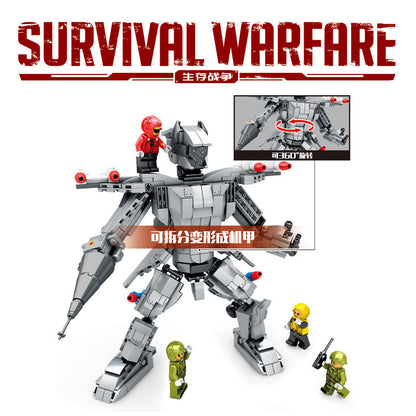 SY 1564 Technic Survival Warfare Su-27 fighter building blocks 617pcs bricks Toys For Gift from China