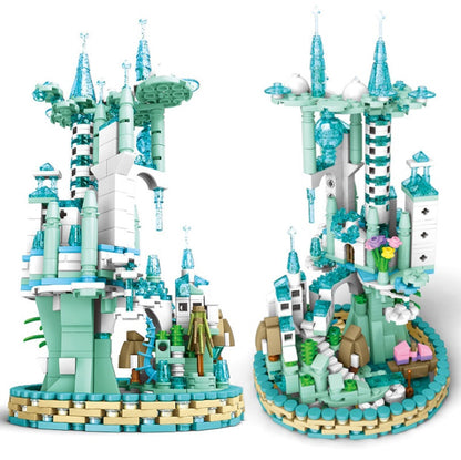 SY 5400 784pcs S-girl Ice Castle Building Blocks Toy From China