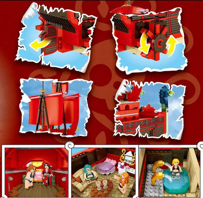 SY 6296 One Piece Series Cartoon Boa Hancock Building Blocks Toys 1099pcs Bricks Model Sets From China