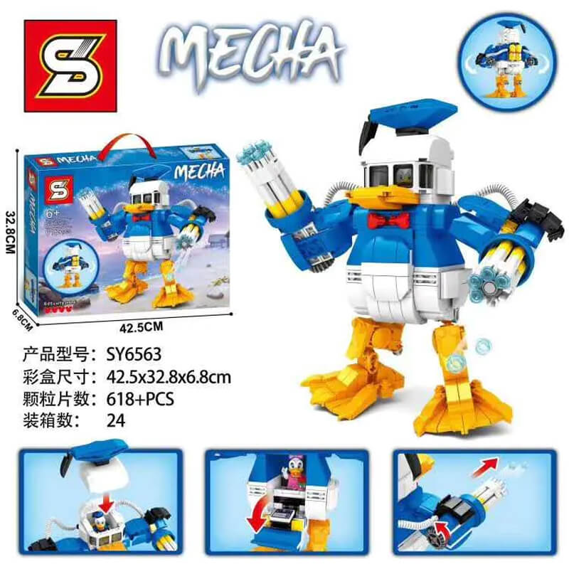 SY 6563 ? 6564 Donald Duck Mickey Mouse Mecha