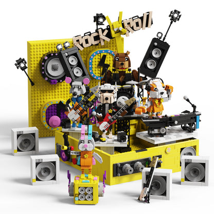 SY 7899 Idea Music box stage with ‘Bluetooth’ speaker building blocks 2666pcs Toys For Gift from China