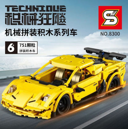 SY 8300 Jaeger Hurricane Supercar Racing Building Blocks Toy From China