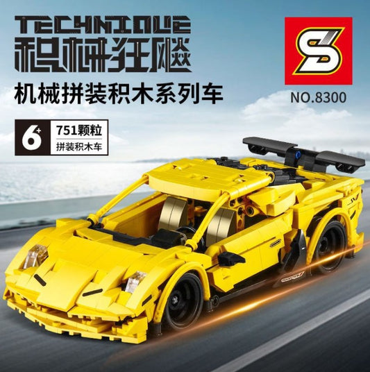 SY 8300 Jaeger Hurricane Supercar Racing Building Blocks Toy From China