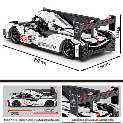 SY 8312 Technic Porscho 919 Racing car building blocks 727pcs Toys For Gift from China