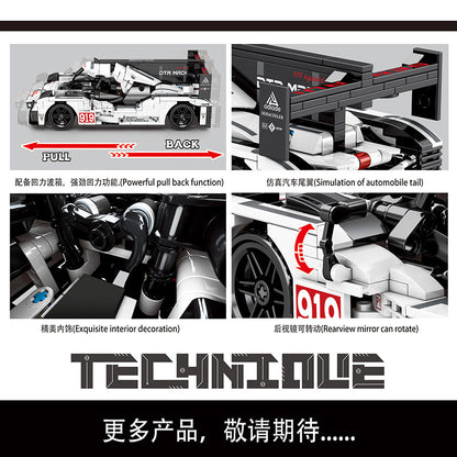 SY 8312 Technic Porscho 919 Racing car building blocks 727pcs Toys For Gift from China