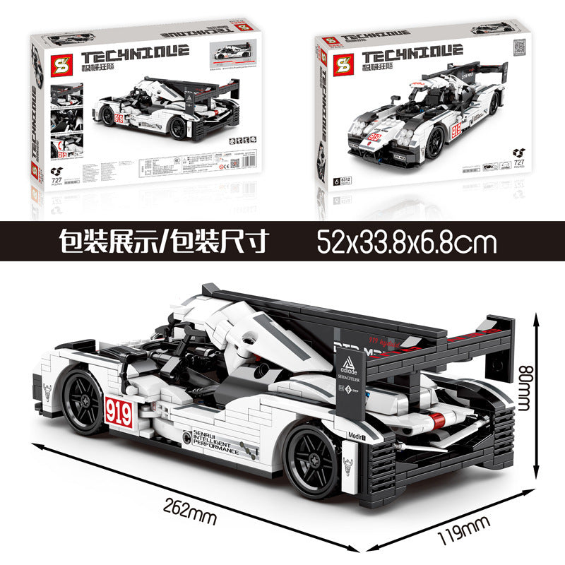 SY 8312 Technic Porscho 919 Racing car building blocks 727pcs Toys For Gift from China