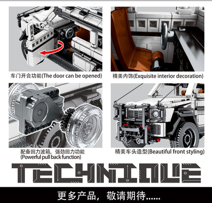 SY 8403 858pcs Benchi Big G Off-Road Vehicle Building Block Toy From China