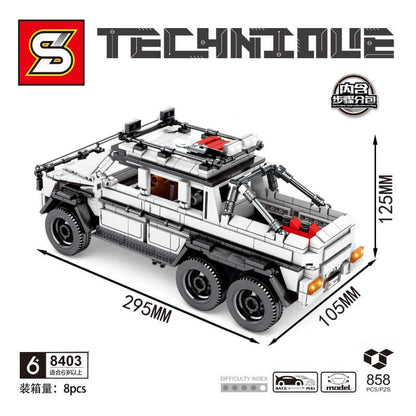 SY 8403 Mercedes-Benz G63 AMG 6?6 Pull Back Car