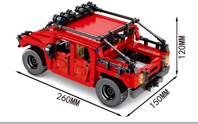 SY 8501 953pcs Juggernaut Hummer H1 Car Building Block Toy From China