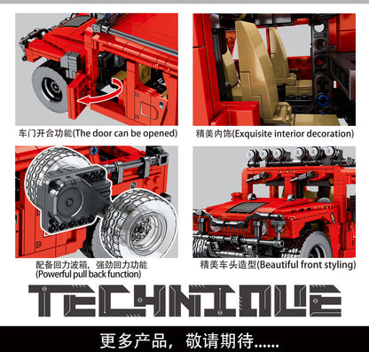 SY 8501 953pcs Juggernaut Hummer H1 Car Building Block Toy From China