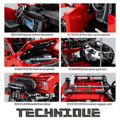 SY 8550 Mechanical Frenzy: Ford Raptor Pull Back